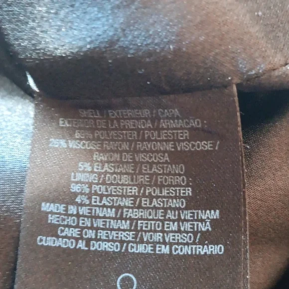 Tahari Snap-Front Ribbon-Trim Blazer ■ Size 10 - Picture 12 of 15